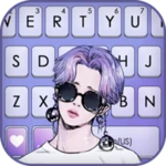 Logo of Purple Kpop Star Theme android Application 